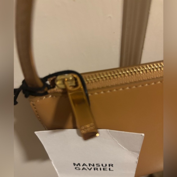 🆕 Mansur Gavriel Gaia Leather Shoulder Bag - Picture 10 of 12